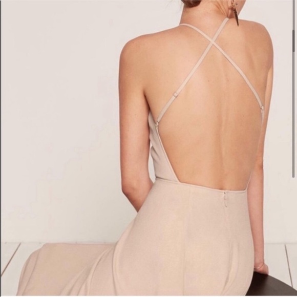 NEW Reformation Myrtle open back maxi dress - Picture 2 of 10